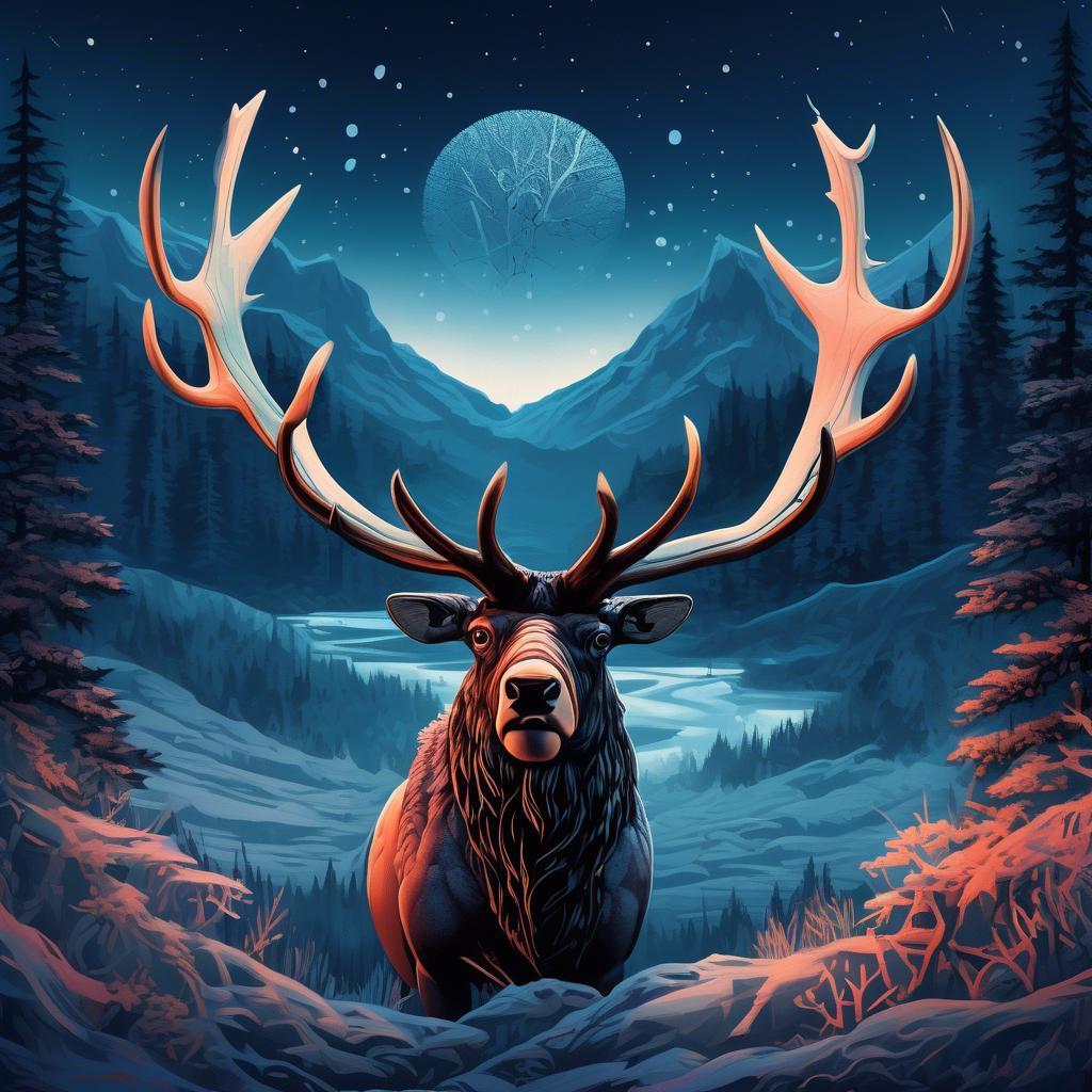 Night of the Caribou by Douglas How